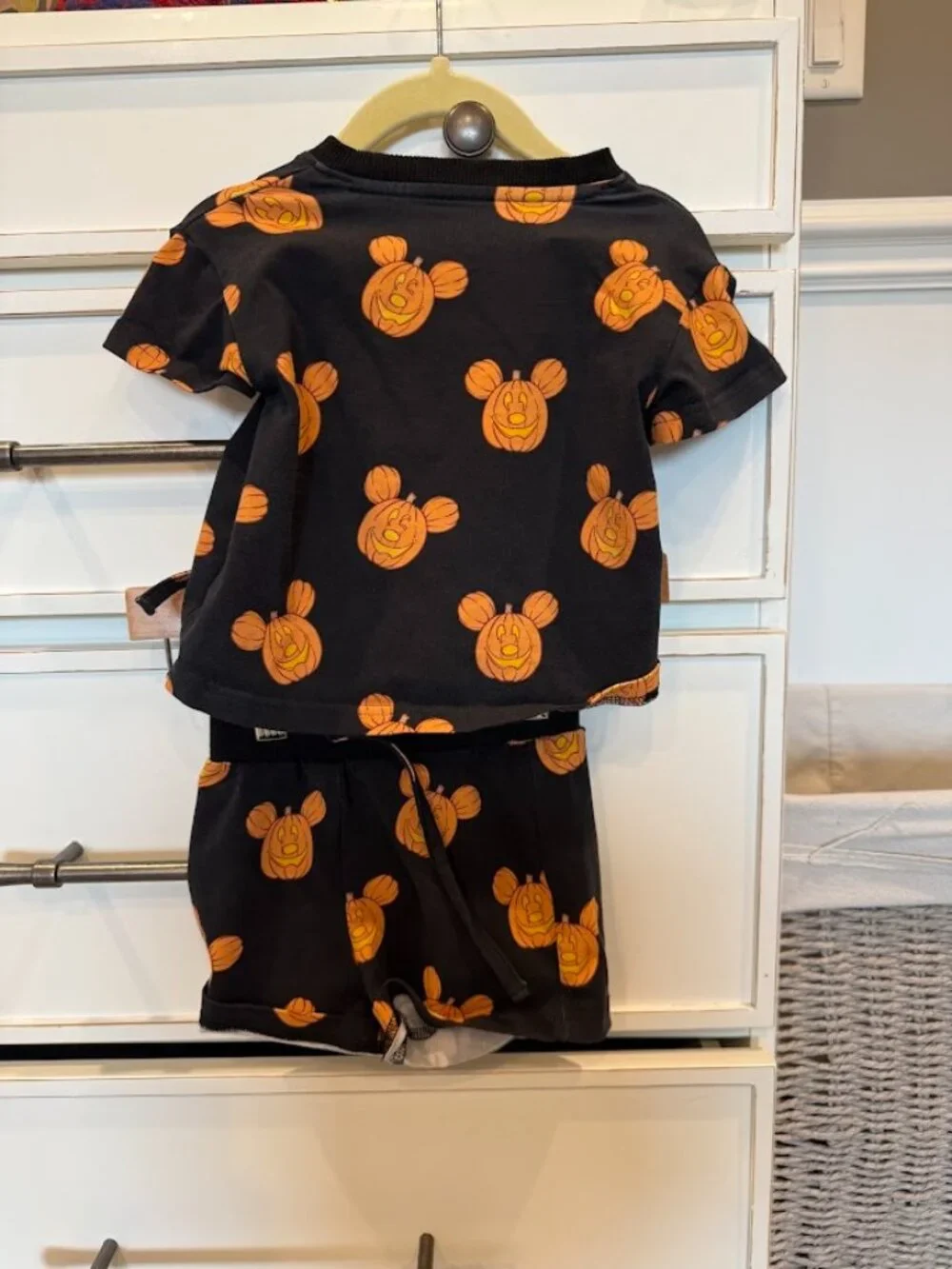 Mickey Pumpkin Matching Set | 12-18M